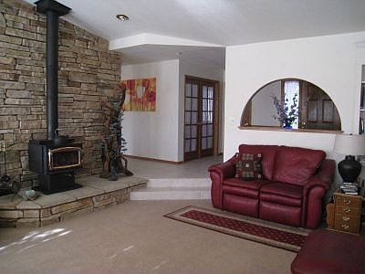 Living Room with Front Entry