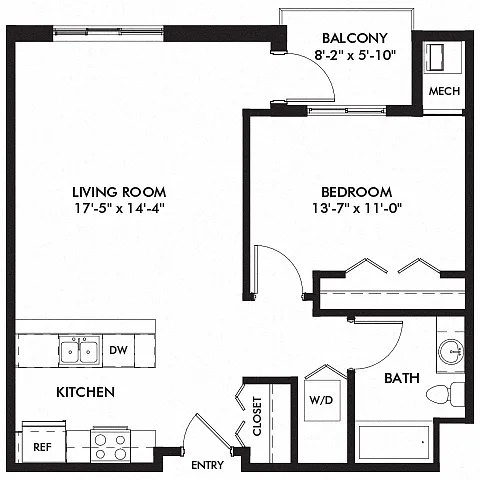 Floor plan Plaza - Camden
