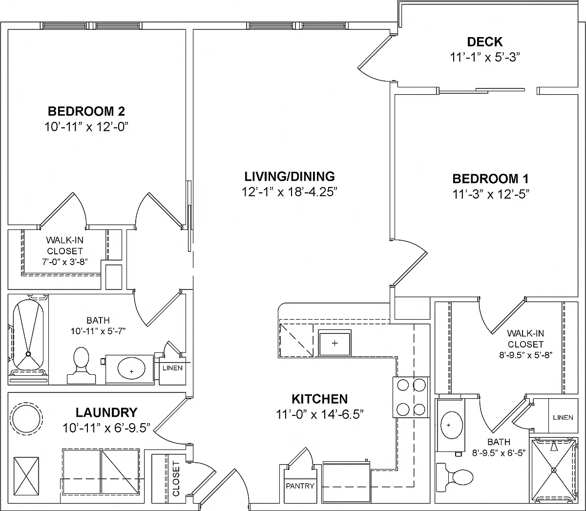 Floor plan The Milner