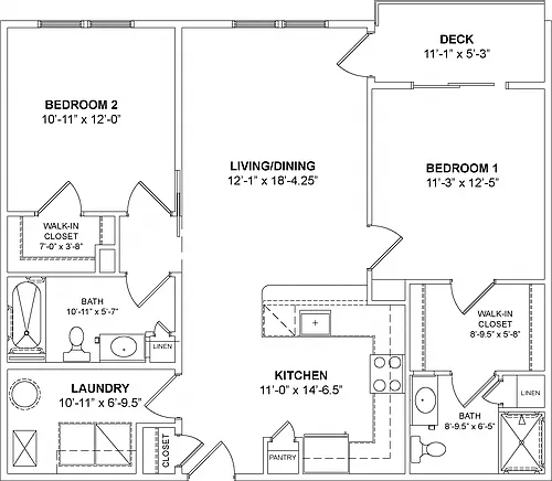 Floor plan The Milner