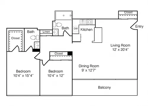 Floor plan Rise | B2 | Reno White
