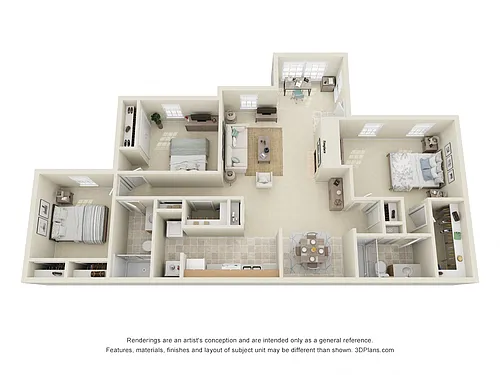 Floor plan The Oak