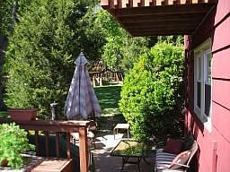 Lower deck leading to backyard