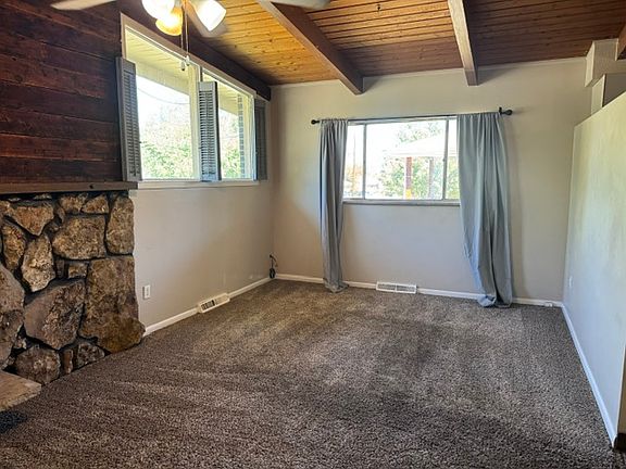 Cozy living room with lots of natural light