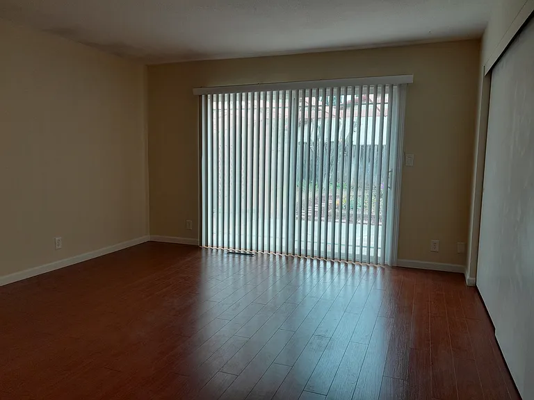 Master BR (i.e., BR #1) with wall-to-wall closet and laminate wood floor