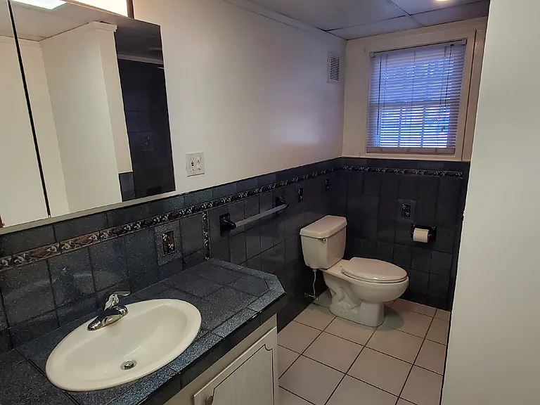 Bathroom with Vanity Medicine Cabinet
Exhaust fan...