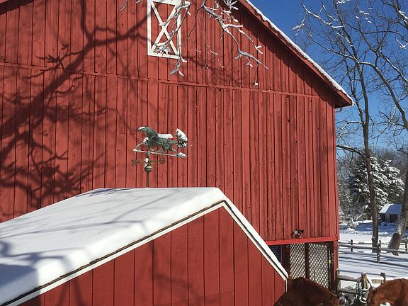 bank barn and lean to