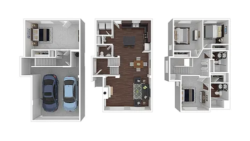 Floor plan 4 Bed 2.5 Bath - Maple