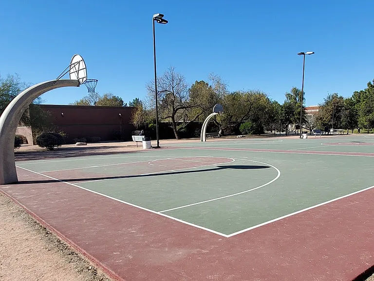 Full basketball court (lighted)
Two half basketball courts (lighted)