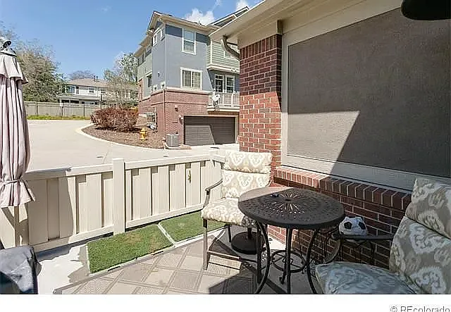 Patio off the kitchen