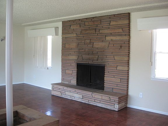 BRICK FIREPLACE