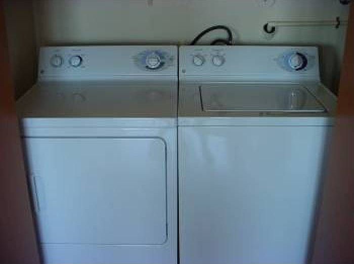 washer and dryer