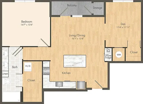 Floor plan A17D