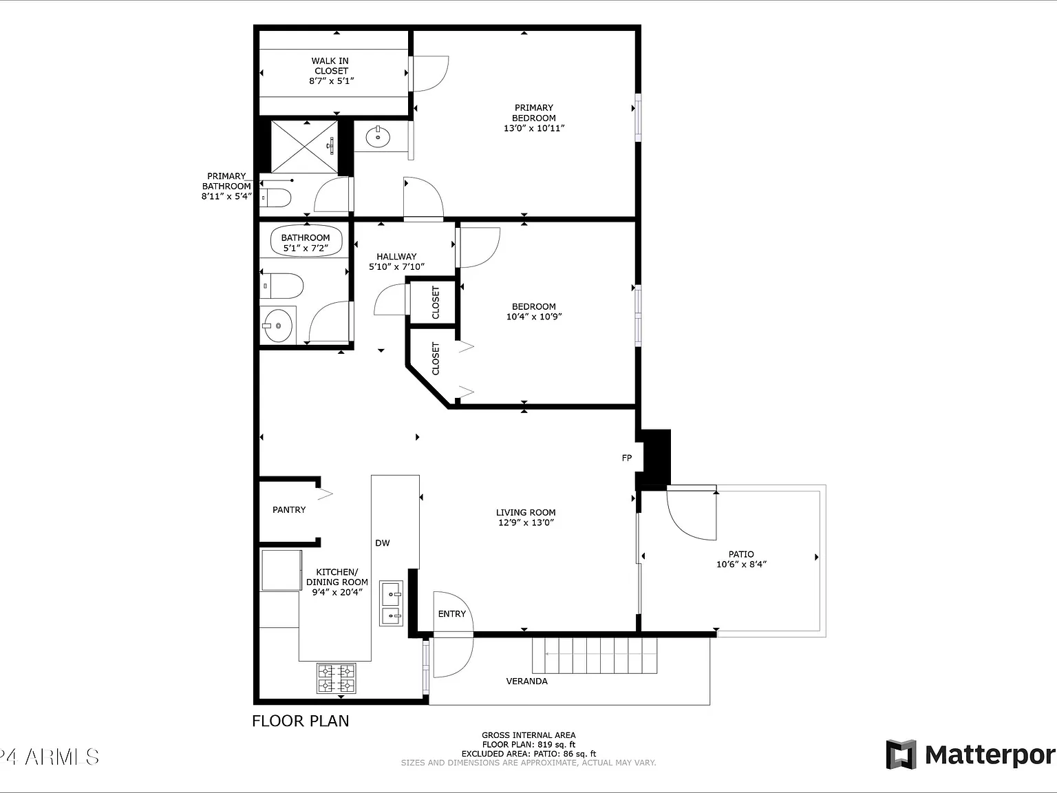2 bed, 2.0 bath, 828 sqft, $2,500 — Photo 2
