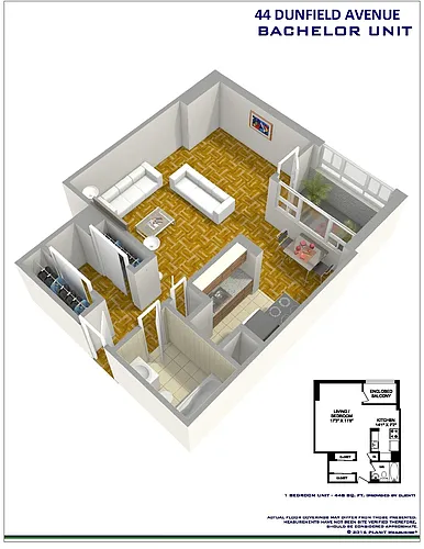 Floor plan Bachelor