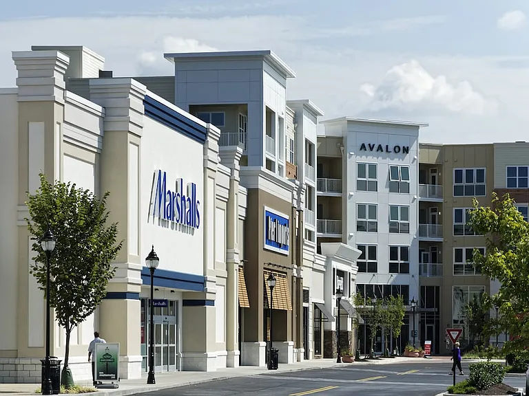 Located in Hunt Valley Towne Centre with retail and a variety of restaurants with fast casual dining