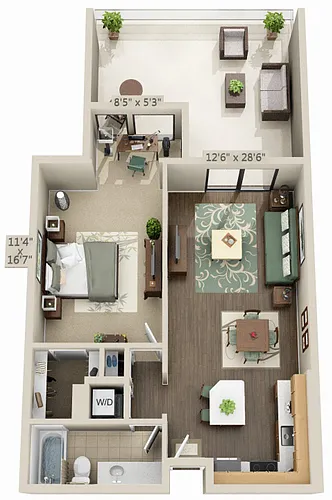 Floor plan Pacific