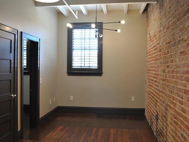 Combined living room/dining room just off the kitchen.