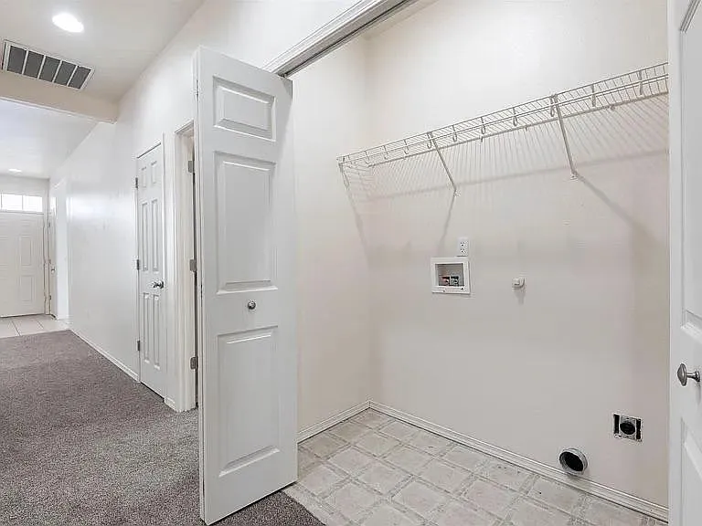 Laundry area. Washer and dryer included