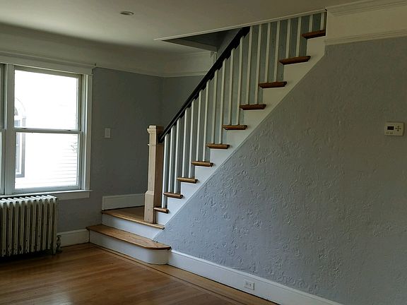 Stairs leading to bedrooms