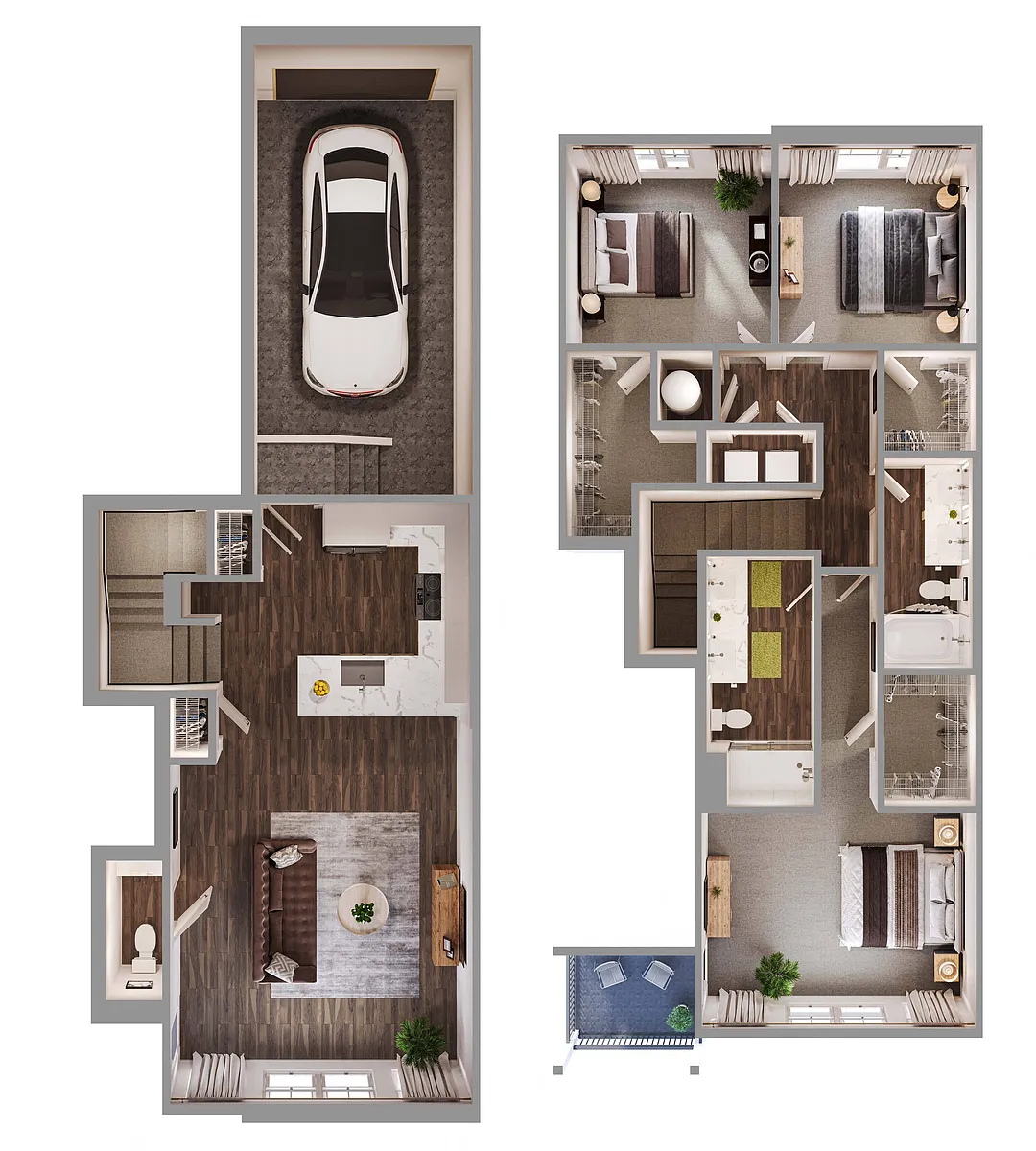Floor plan TH1