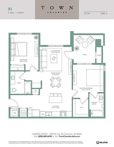 Floor plan B1