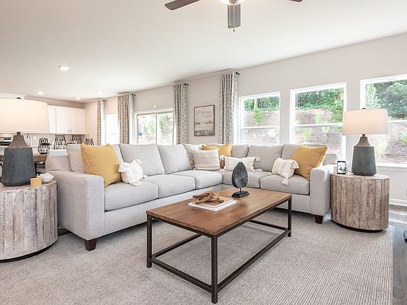 Taylorsville floorplan modeled at Meadows at Bay Creek in Loganville, GA.