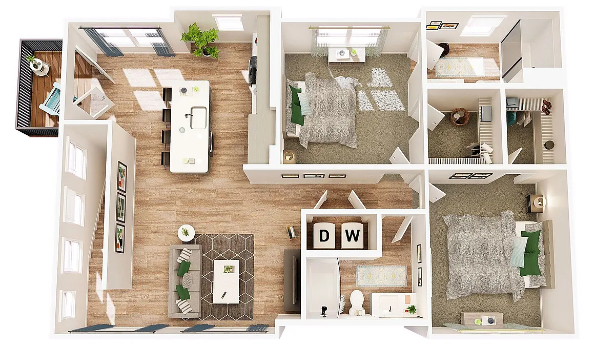 Floor plan B3