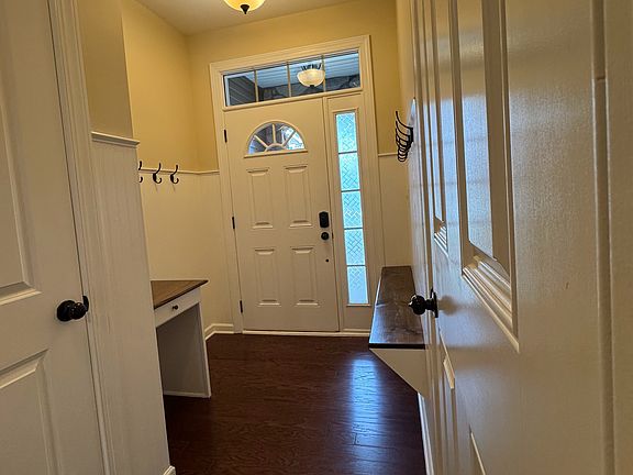 Entry way with built in drop zone