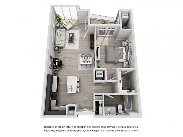 Floor plan 1B