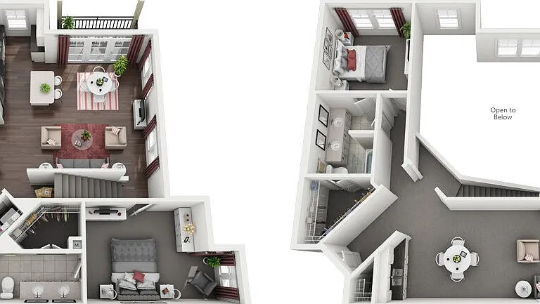 C1 ALT 3 - 3 bed 3 bth (4764c1 floor plan The Kessler Residences