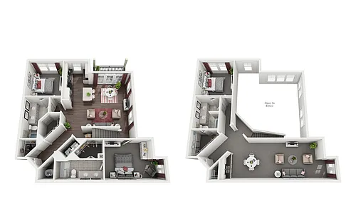 Floor plan C1 ALT 3 - 3 bed 3 bth (4764c1
