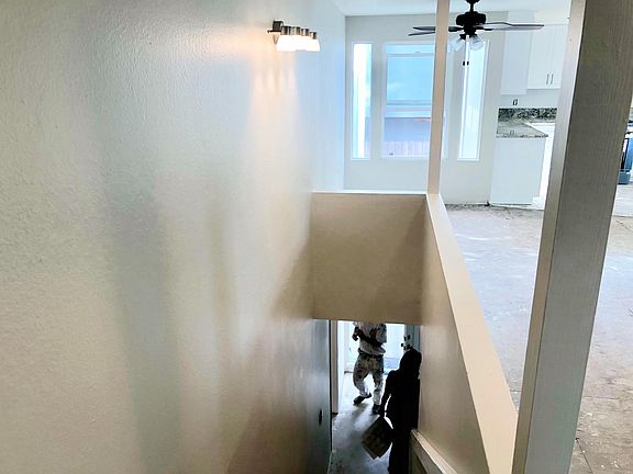 Townhome style, living upstairs, bedrooms downstairs