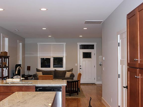living room in front of house as viewed from kitchen