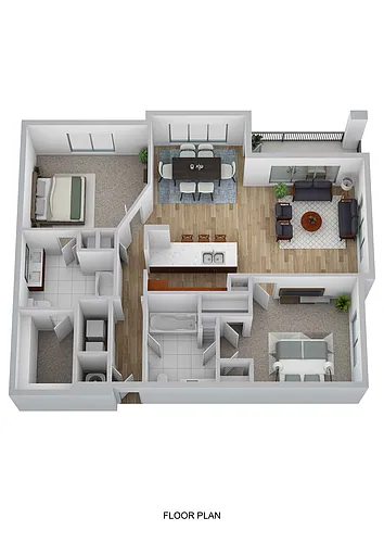 Floor plan Fountainbleu 1
