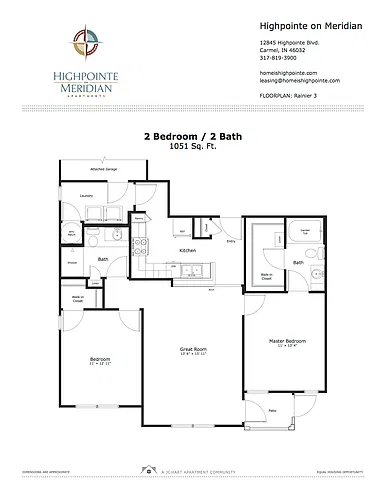 Floor plan D5-B Rainier 3 - 2.2 (Att Gar)