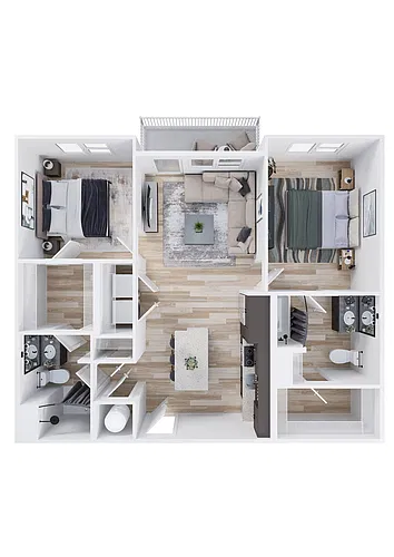 Floor plan B-1
