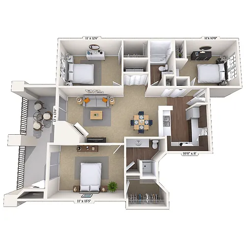 Floor plan Meadowbrook