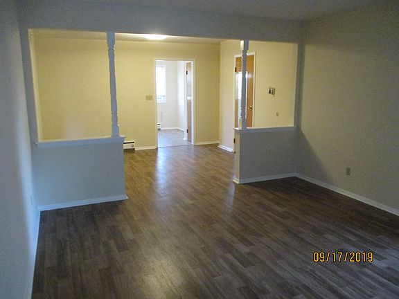 Spacious living room and dining room