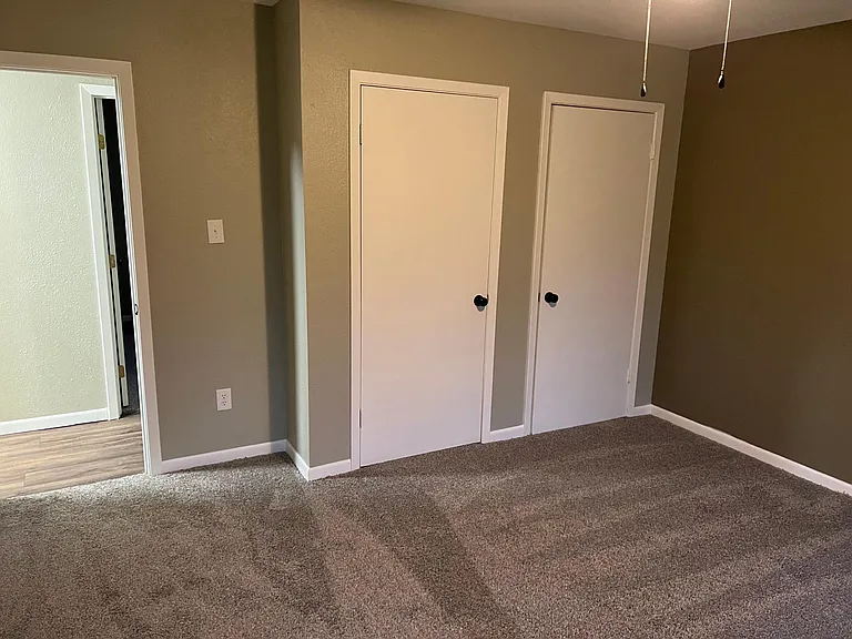 Master bedroom closets