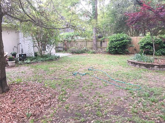 Back yard area
