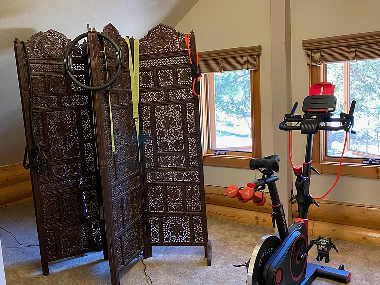 Bonus room perfect for workout or family room.