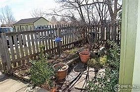 Fenced garden