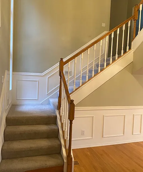 Stairway by front door