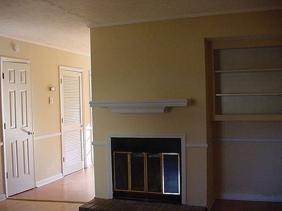 nice wood burning fireplace