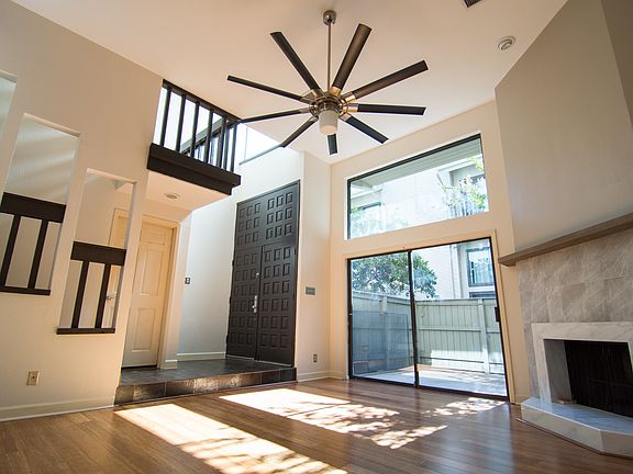 Living room and patio