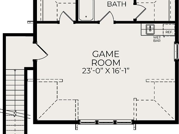 Detached Garage Bonus Room