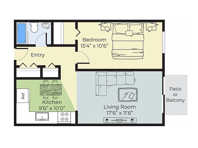 Floor plan Bedford