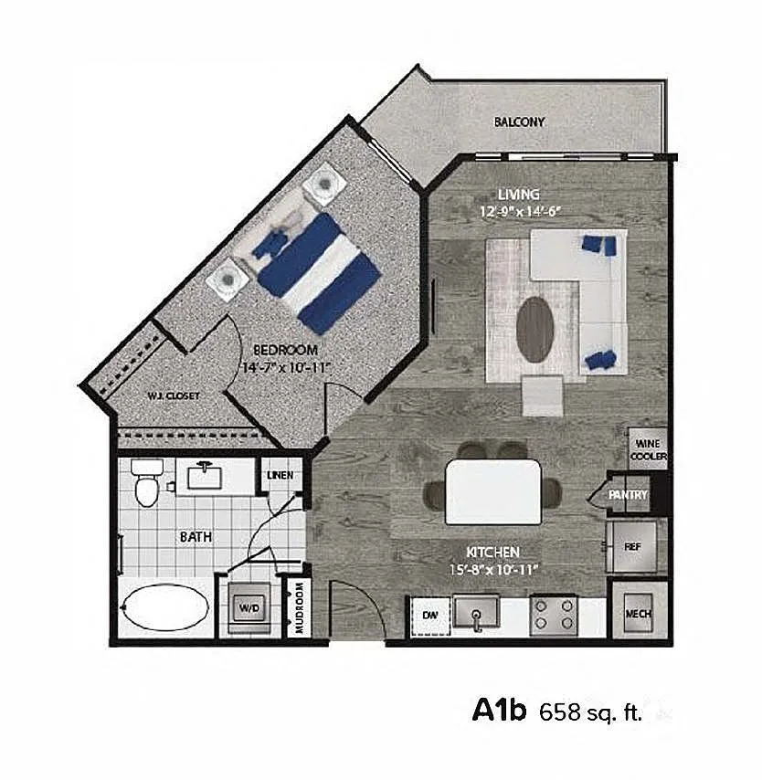 Floor plan A1B