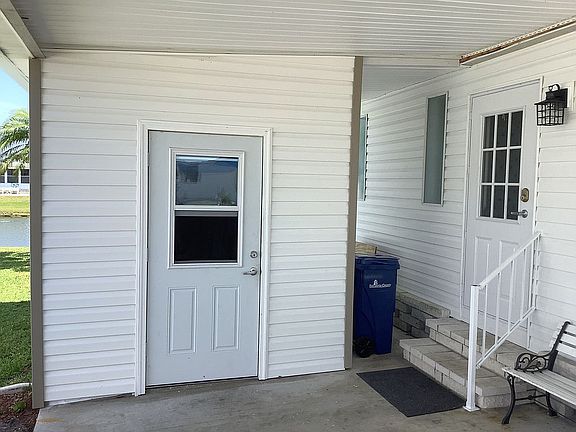 Outside shed
